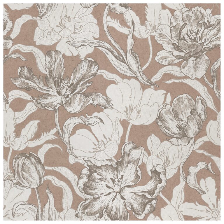 Grandiflora (Terra Cotta) Peel and Stick 24x24 Swatch Grandiflora
