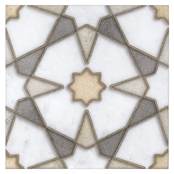 Celeste - Truffle - Carrara Blanco