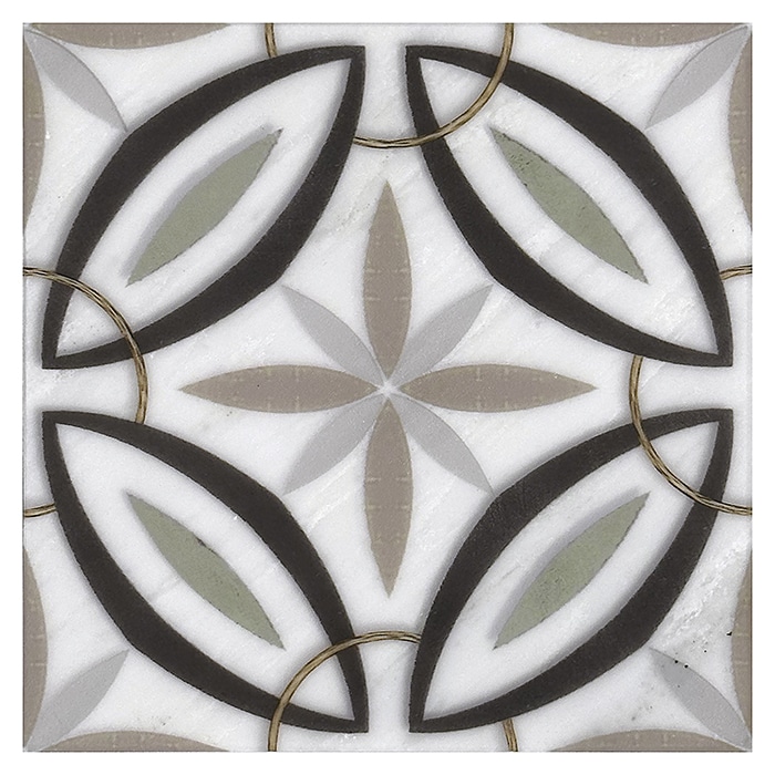 AST - PS - HR - Windrose - Earth - Carrara Blanco Windrose - Earth - Carrara Blanco