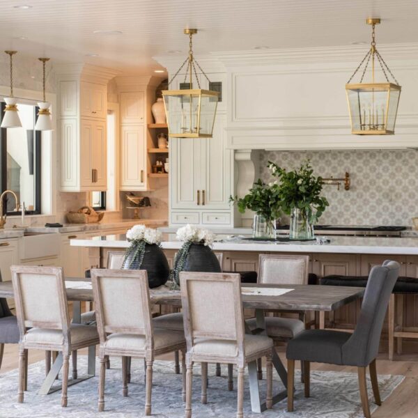 Dahlia (pearl) Artisan Stone Tile Kitchen Wide by Four Chairs Design