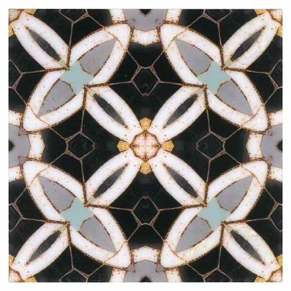 Trinity Pattern (Night) on Carrara