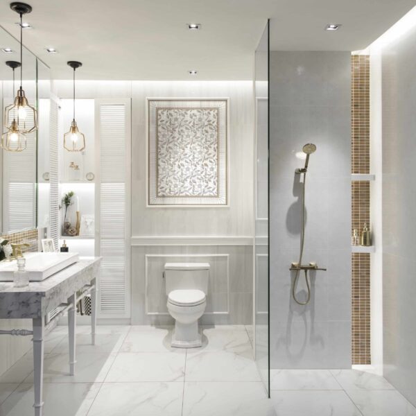 SIM - Wild Flowers - HR - Ivory - Bathroom Wild Flowers