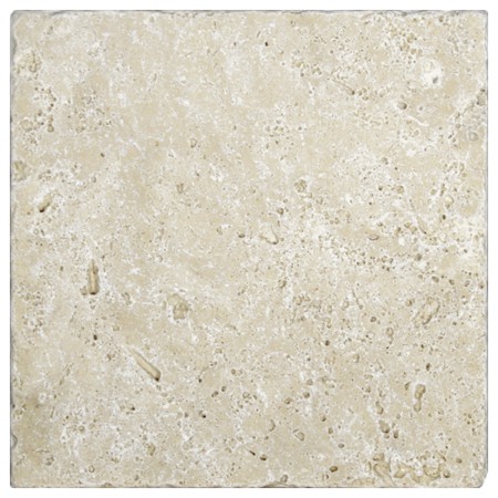 tumbled unfilled light travertine