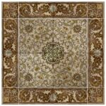 SIP - Marseille - LR - Red - Pattern with Corners and Listellos - Tumbled Durango Marseille